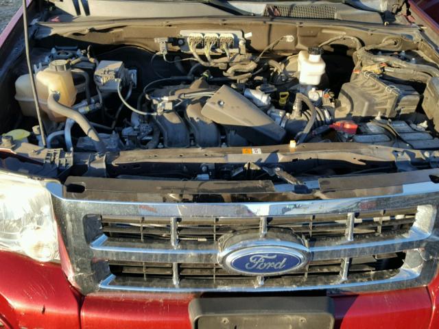 1FMCU93118KB68168 - 2008 FORD ESCAPE XLT RED photo 7