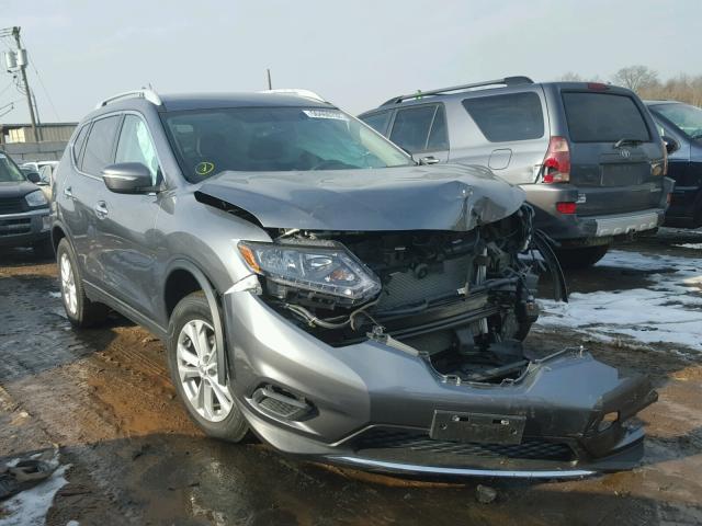 5N1AT2MV3FC752243 - 2015 NISSAN ROGUE S GRAY photo 1