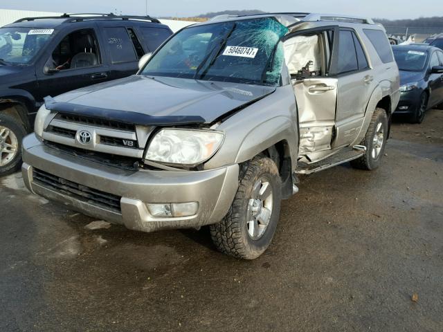 JTEBT17R838005636 - 2003 TOYOTA 4RUNNER LI GOLD photo 2