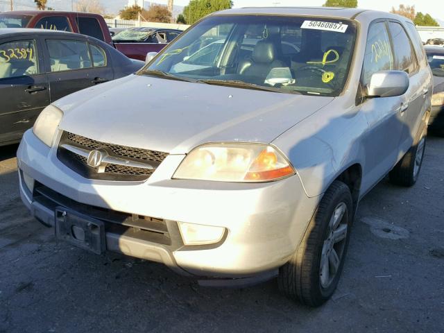 2HNYD18252H548555 - 2002 ACURA MDX SILVER photo 2