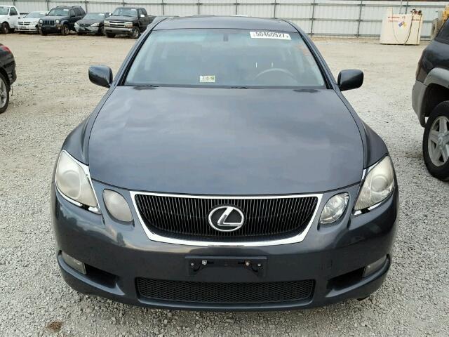 JTHBN96S065000453 - 2006 LEXUS GS GENERAT GRAY photo 9