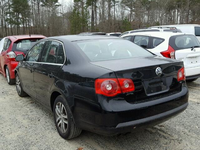 3VWRT71K76M728067 - 2006 VOLKSWAGEN JETTA TDI BLACK photo 3