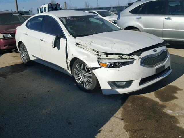 KNALN4D72F5171385 - 2015 KIA CADENZA PR WHITE photo 1