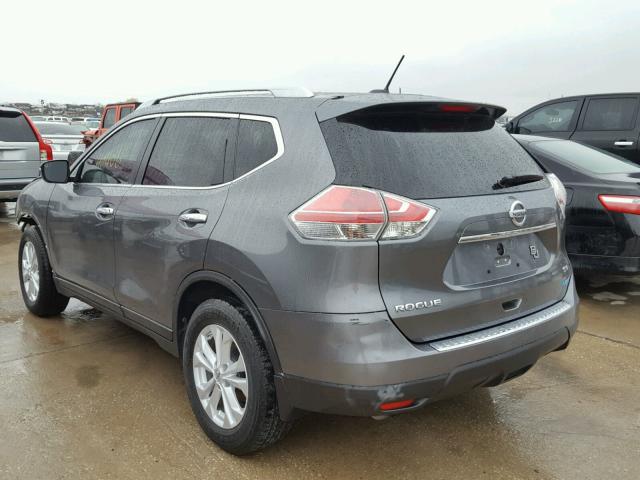 5N1AT2MT3EC793758 - 2014 NISSAN ROGUE S GRAY photo 3