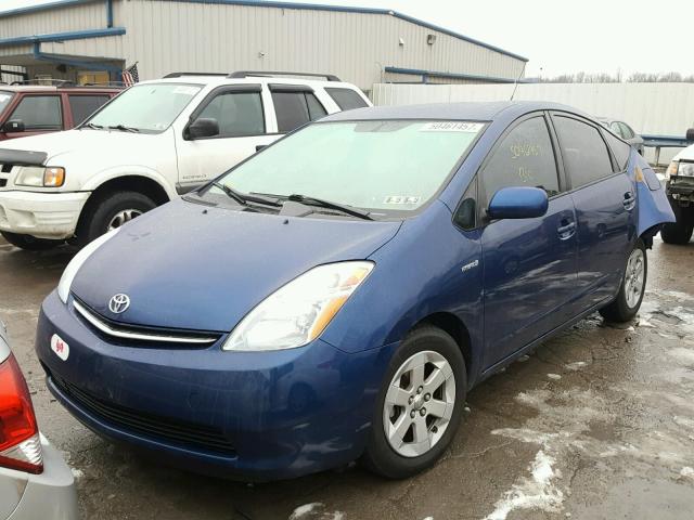 JTDKB20U497837274 - 2009 TOYOTA PRIUS BLUE photo 2