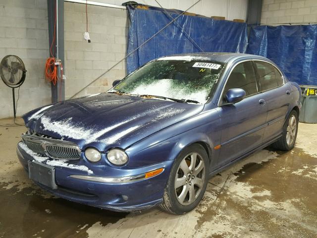 SAJEA51C54WD76239 - 2004 JAGUAR X-TYPE 3.0 BLUE photo 2