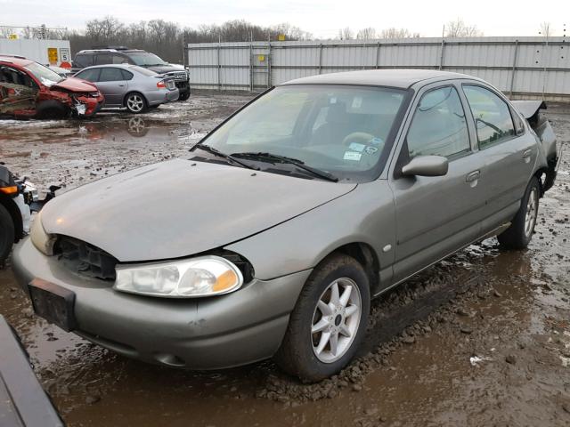 1FAFP6635XK111027 - 1999 FORD CONTOUR SE GRAY photo 2