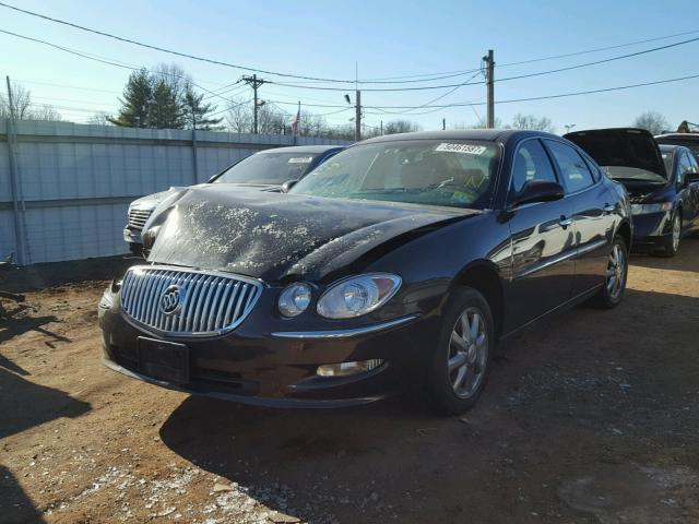 2G4WD582381172150 - 2008 BUICK LACROSSE C BLACK photo 2