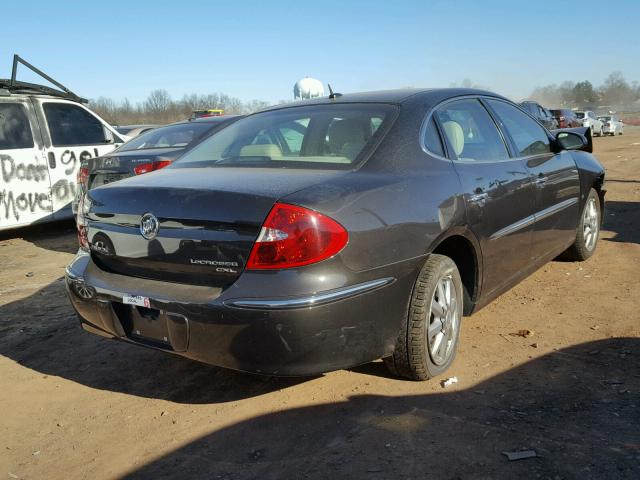 2G4WD582381172150 - 2008 BUICK LACROSSE C BLACK photo 4