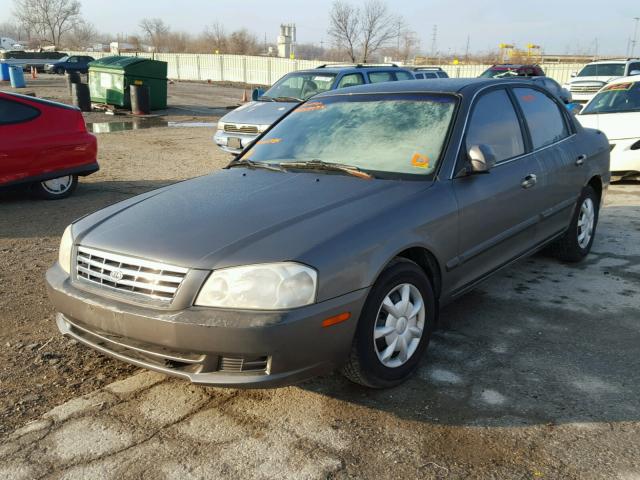 KNAGD126015023984 - 2001 KIA OPTIMA MAG GRAY photo 2