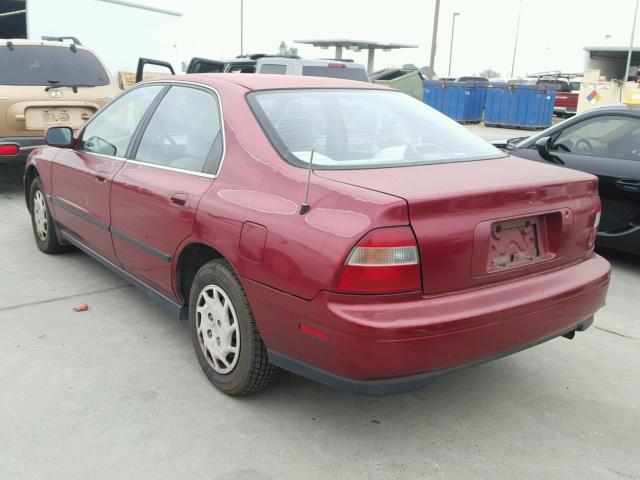 JHMCD5547RC013767 - 1994 HONDA ACCORD LX RED photo 3