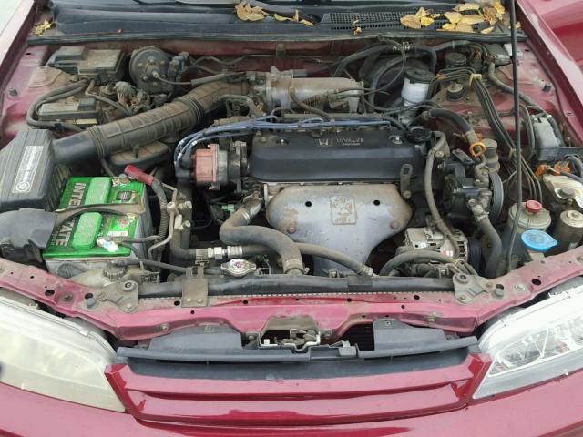 JHMCD5547RC013767 - 1994 HONDA ACCORD LX RED photo 7