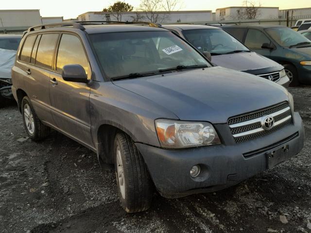 JTEEW21A060030059 - 2006 TOYOTA HIGHLANDER GRAY photo 1