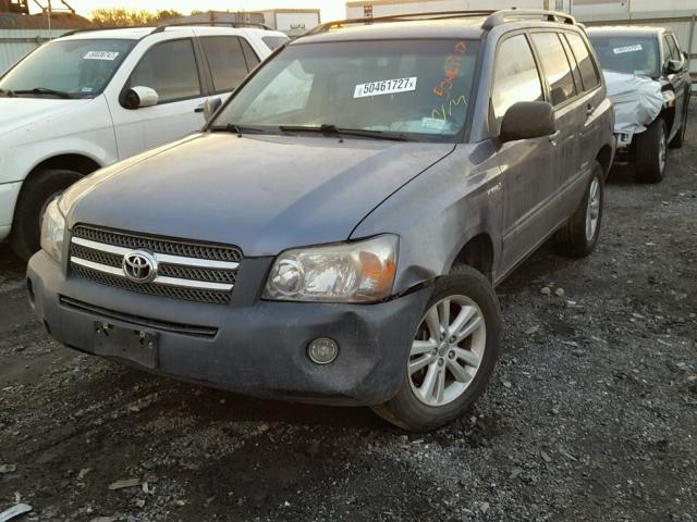 JTEEW21A060030059 - 2006 TOYOTA HIGHLANDER GRAY photo 2