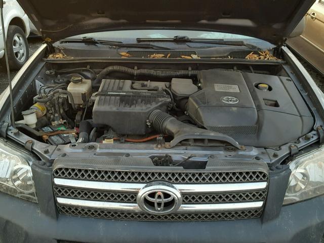 JTEEW21A060030059 - 2006 TOYOTA HIGHLANDER GRAY photo 7