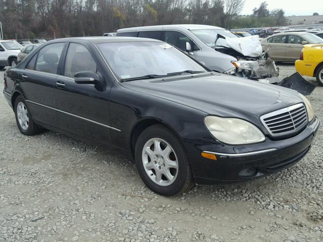 WDBNG75J52A278822 - 2002 MERCEDES-BENZ S 500 BLACK photo 1