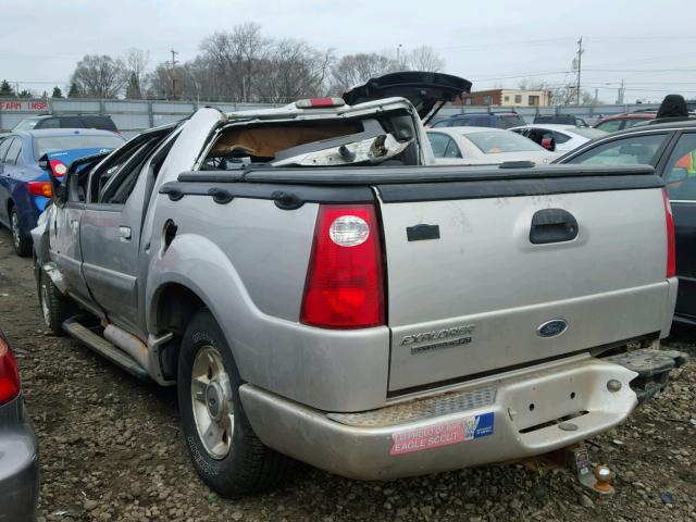 1FMZU77K74UC07961 - 2004 FORD EXPLORER S SILVER photo 3