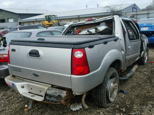 1FMZU77K74UC07961 - 2004 FORD EXPLORER S SILVER photo 4