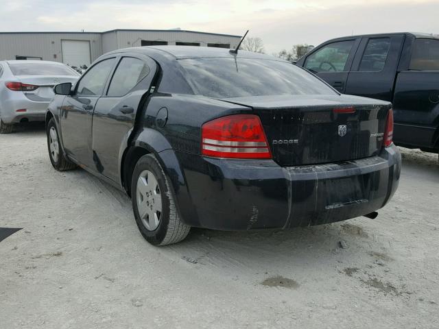 1B3CC4FB7AN215997 - 2010 DODGE AVENGER SX BLACK photo 3