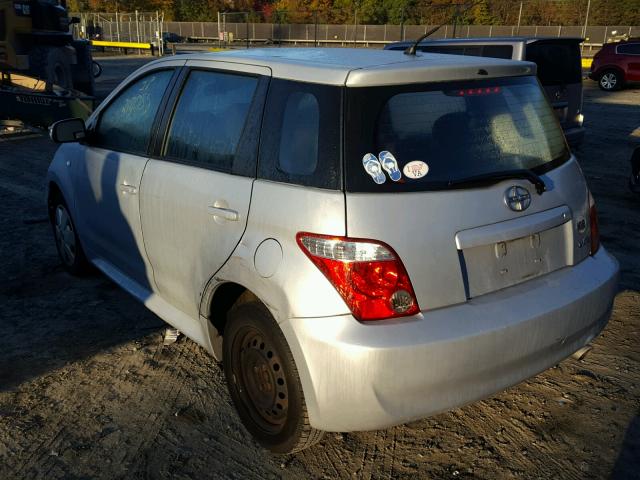 JTKKT624360149104 - 2006 TOYOTA SCION XA SILVER photo 3