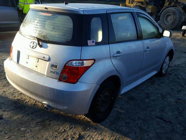 JTKKT624360149104 - 2006 TOYOTA SCION XA SILVER photo 4