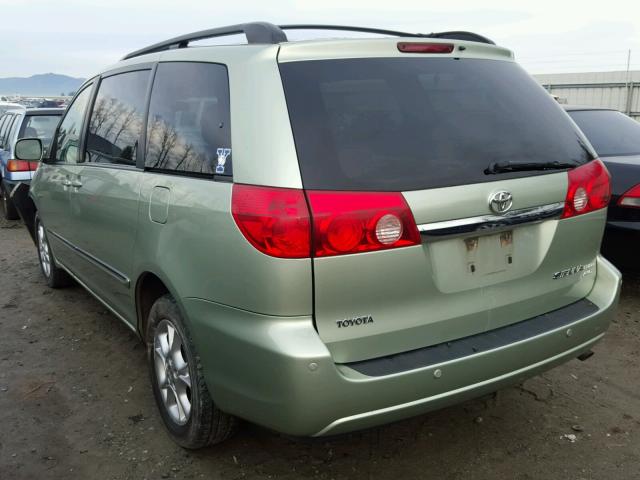 5TDBA22CX6S057546 - 2006 TOYOTA SIENNA XLE GREEN photo 3