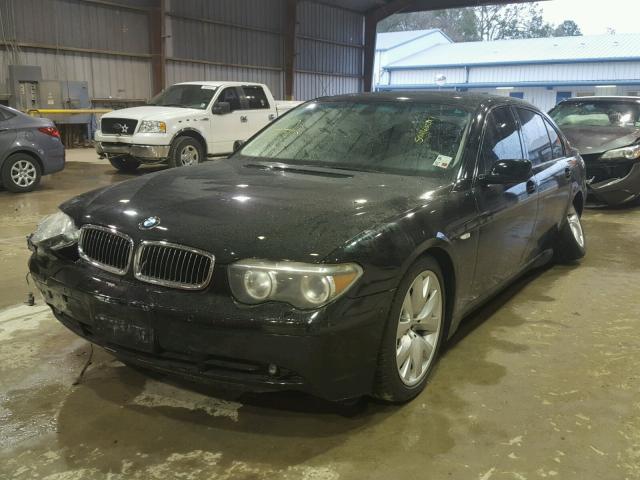 WBAGN63413DR17265 - 2003 BMW 745 LI BLACK photo 2