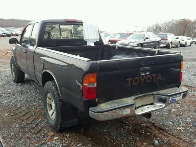 4TAWN72N3TZ145171 - 1996 TOYOTA TACOMA XTR BLACK photo 3