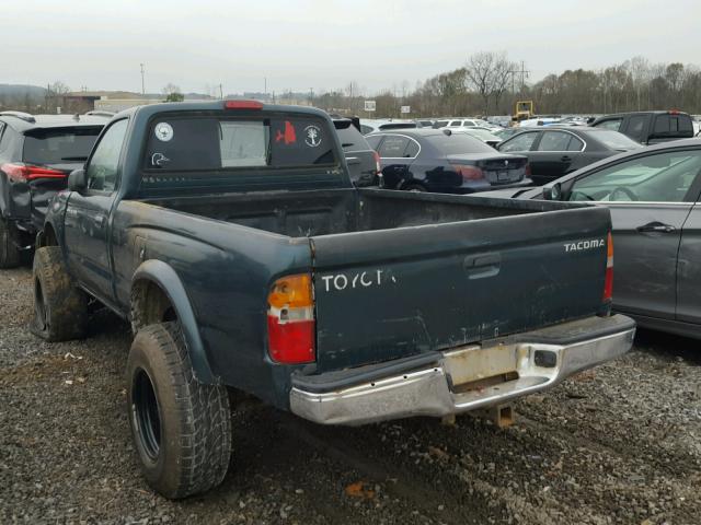 4TAPM62N1WZ106679 - 1998 TOYOTA TACOMA GREEN photo 3