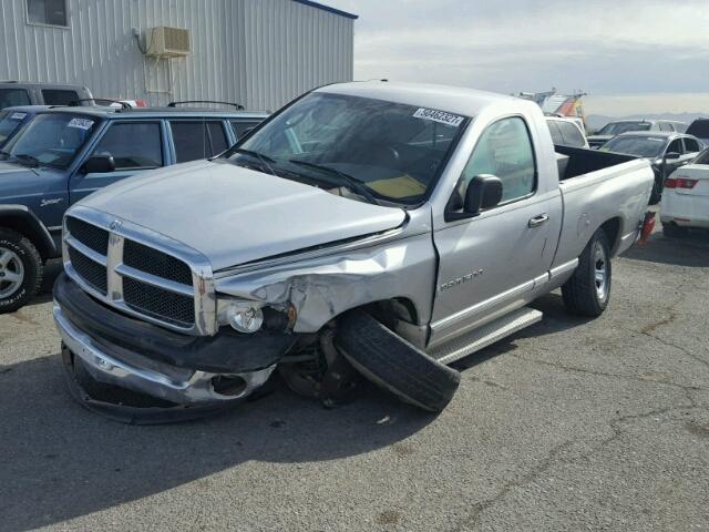 1D7HA16K62J262817 - 2002 DODGE RAM 1500 SILVER photo 2