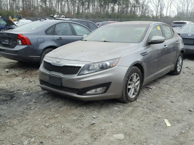 5XXGM4A77DG232069 - 2013 KIA OPTIMA LX SILVER photo 2