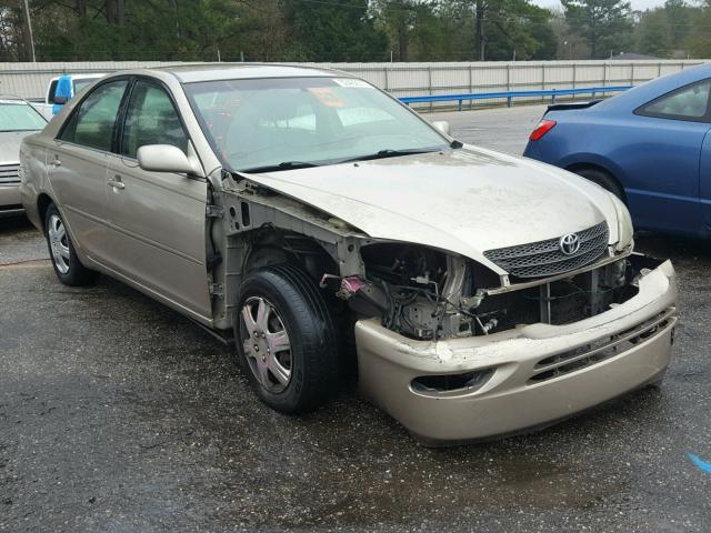 JTDBE32K840274496 - 2004 TOYOTA CAMRY LE BEIGE photo 1