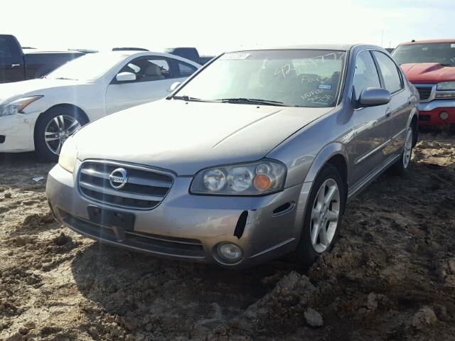 JN1DA31D42T452944 - 2002 NISSAN MAXIMA GLE TAN photo 2