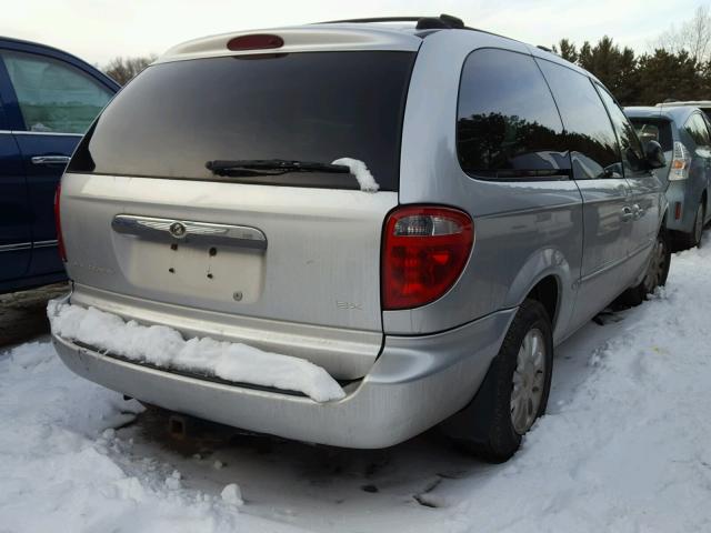 2C8GP74L41R320144 - 2001 CHRYSLER TOWN & COU SILVER photo 4