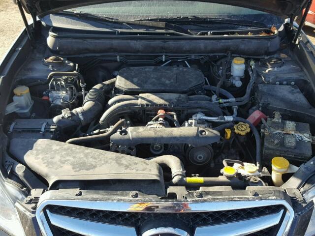 4S3BMCC61C3008125 - 2012 SUBARU LEGACY 2.5 GRAY photo 7