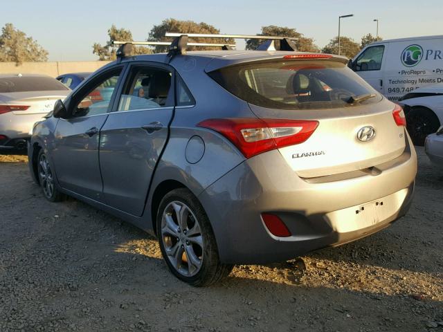 KMHD35LH8EU229089 - 2014 HYUNDAI ELANTRA GT GRAY photo 3