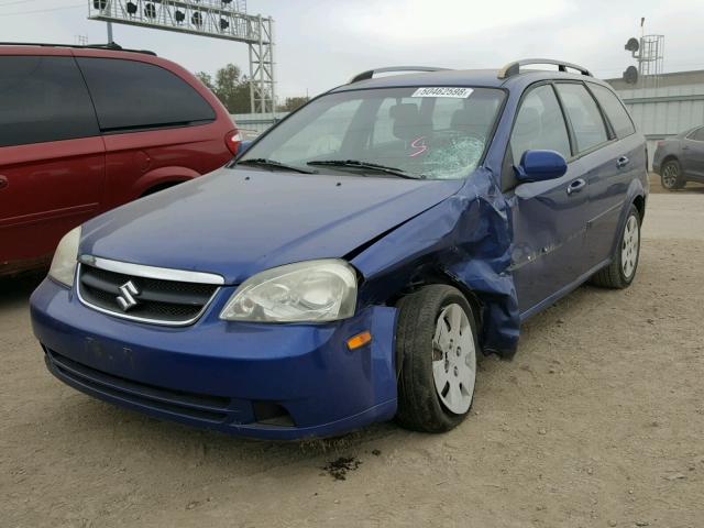 KL5JD86Z86K323521 - 2006 SUZUKI FORENZA BLUE photo 2