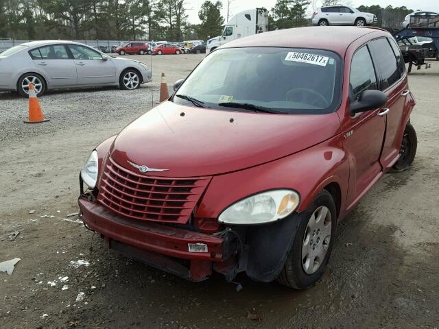 3C4FY48B24T327931 - 2004 CHRYSLER PT CRUISER RED photo 2