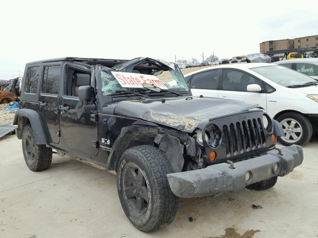 1J4GB39148L603785 - 2008 JEEP WRANGLER U BLACK photo 1