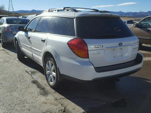 4S4BP61C867344736 - 2006 SUBARU LEGACY OUT WHITE photo 3