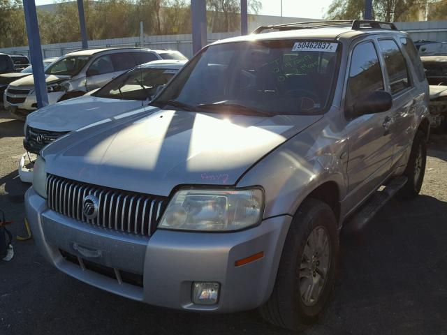 4M2YU56186KJ05901 - 2006 MERCURY MARINER WHITE photo 2