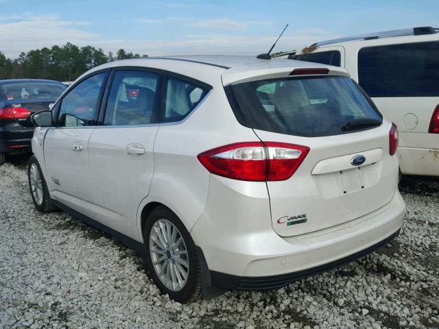 1FADP5CU5FL104649 - 2015 FORD C-MAX PREM WHITE photo 3