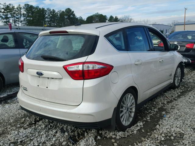 1FADP5CU5FL104649 - 2015 FORD C-MAX PREM WHITE photo 4