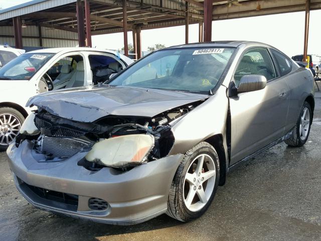 JH4DC53873C000764 - 2003 ACURA RSX GRAY photo 2