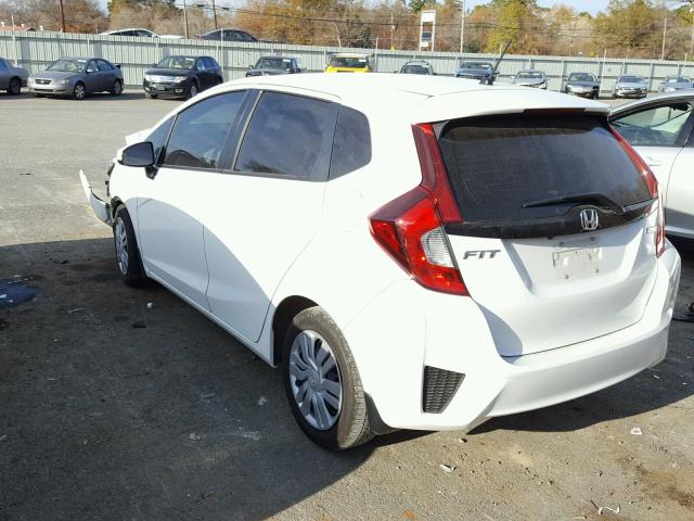 JHMGK5H54GX007815 - 2016 HONDA FIT LX Beyaz fotoğraf 3
