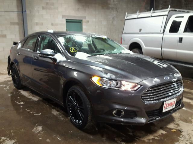 3FA6P0H99GR374289 - 2016 FORD FUSION SE CHARCOAL photo 1