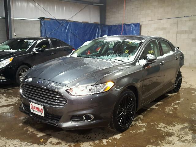 3FA6P0H99GR374289 - 2016 FORD FUSION SE CHARCOAL photo 2