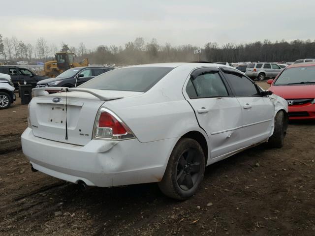 3FAHP07146R237070 - 2006 FORD FUSION SE WHITE photo 4