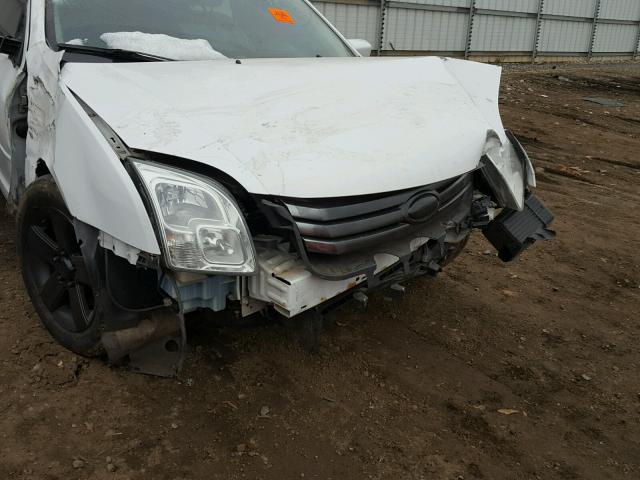 3FAHP07146R237070 - 2006 FORD FUSION SE WHITE photo 9