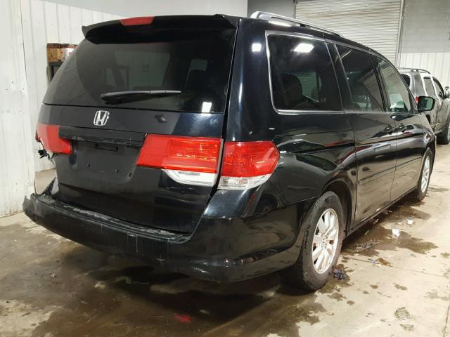 5FNRL38788B010273 - 2008 HONDA ODYSSEY EX BLACK photo 4